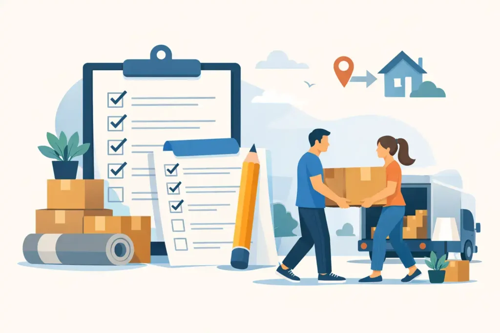 best checklist for moving day that works featured