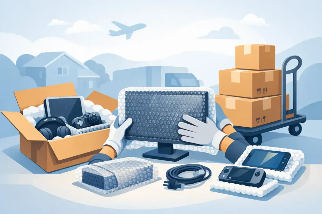 best way to move electronics safely featured