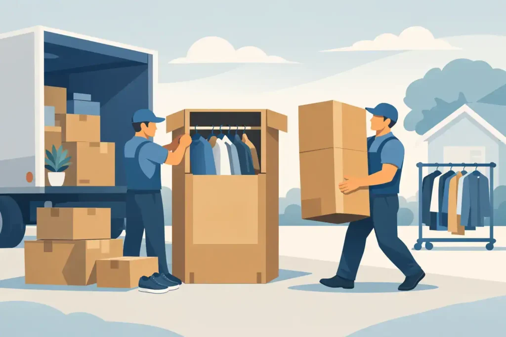 do movers bring wardrobe boxes featured