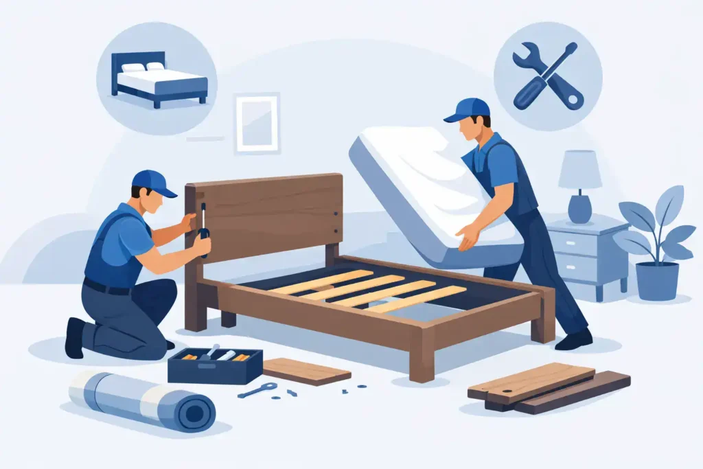 do movers disassemble beds what to expect featured