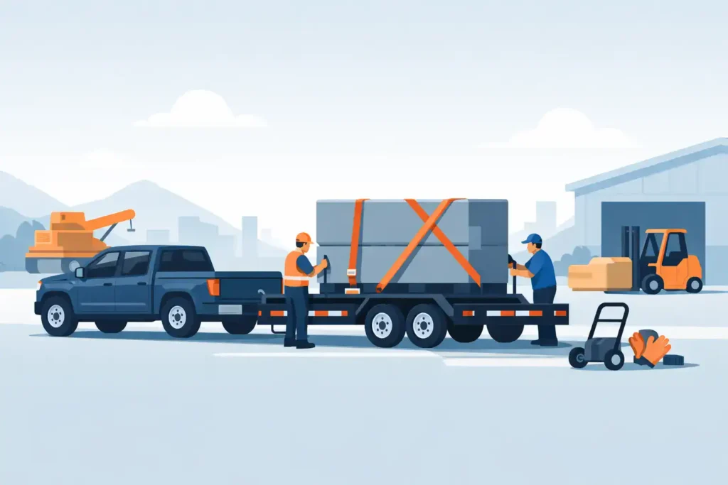 heavy item moving with trailers done right featured