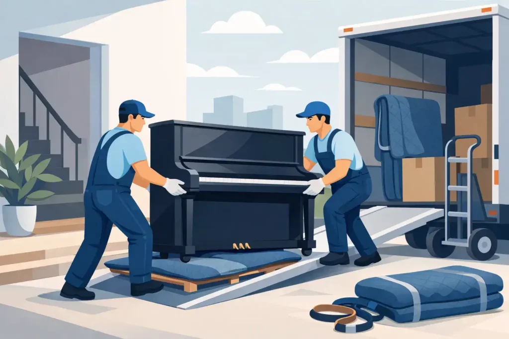 how to move a piano safely featured