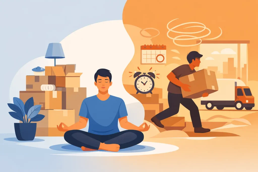 how to reduce moving day stress fast featured