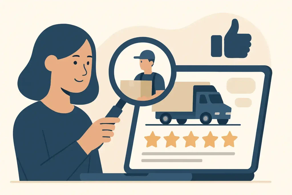 how to spot a moving company with great reviews featured